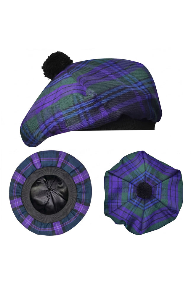Tam O'Shanter Hat with Pompom | Spirit of Scotland Tartan