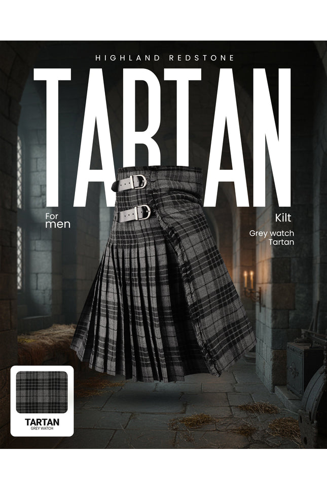 Acrylic Kilt | 16oz Grey Watch Tartan Kilt