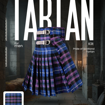 Acrylic Kilt | 16oz Pride of Scotland Tartan Kilt