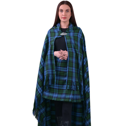 Women Tartan Cloak - Ancient Campbell