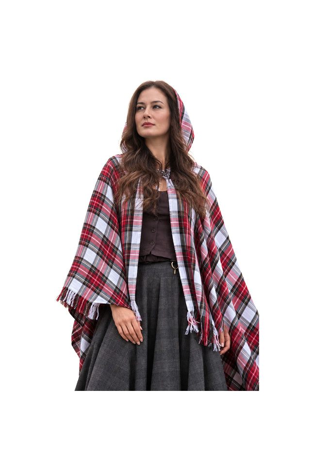 Women Tartan Cloak - Dress Stewart