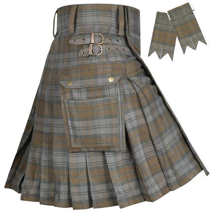 Valor Acrylic Kilt Package | Black Watch Weathered