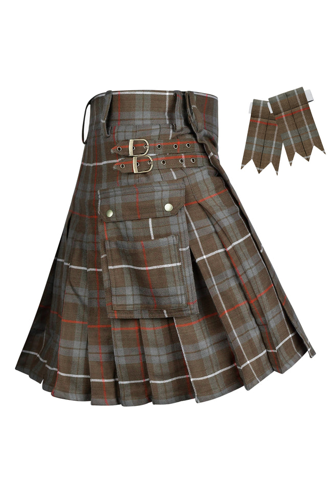 Valor Acrylic Utility Kilt | 16oz Fraser Weathered Tartan KIlt