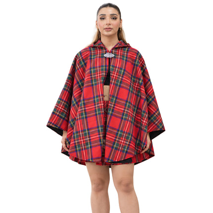 Women Tartan Cape - Royal Stewart