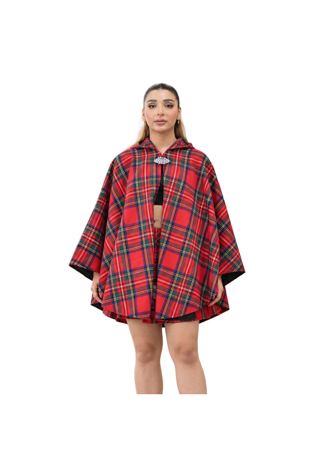 Women Tartan Cape - Royal Stewart