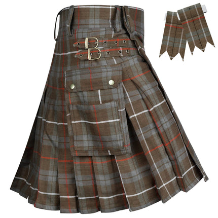 Valor Acrylic Utility Kilt | 16oz Jamie Fraser Weathered Tartan KIlt