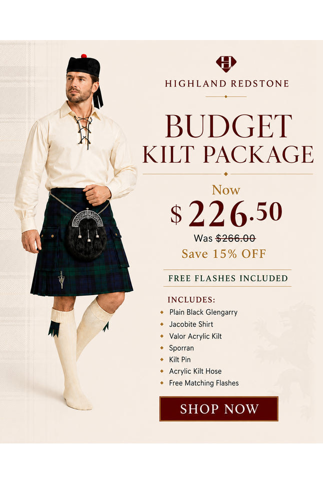Valor Acrylic Kilt Package | Black Watch