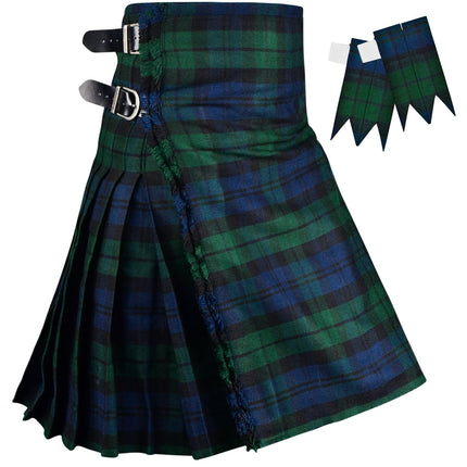 Acrylic Kilt | 16oz Black Watch Tartan Kilt | Big & Tall