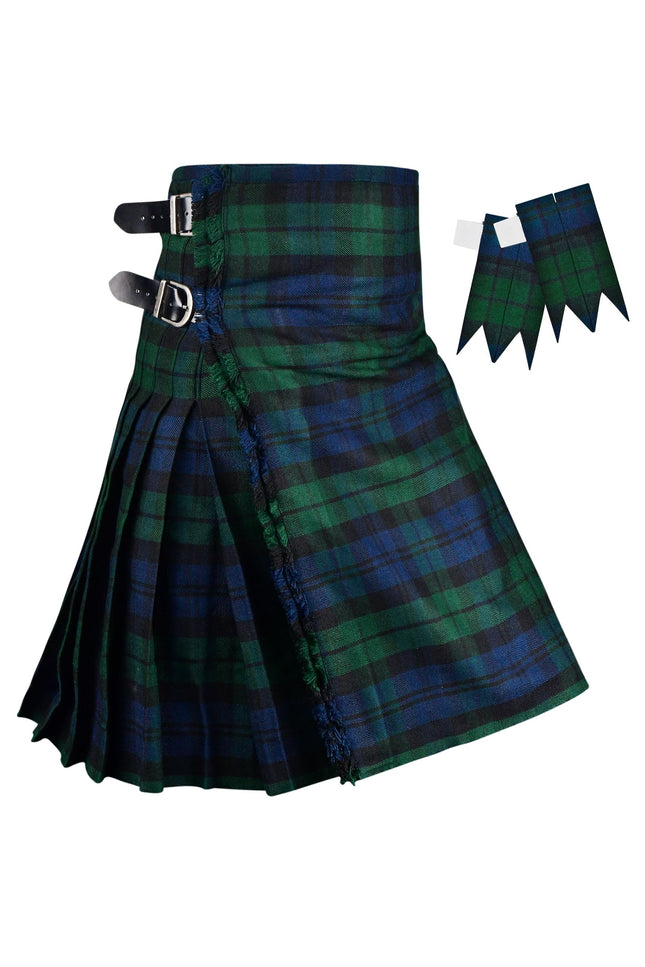 Acrylic Kilt | 16oz Black Watch Tartan Kilt | Big & Tall