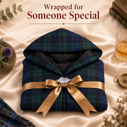 Women Tartan Cape - Black Watch