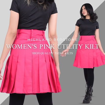 Raven Women Kilt - Pink