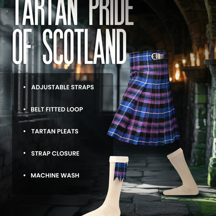 Acrylic Kilt | 16oz Pride of Scotland Tartan Kilt