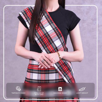 Women's Sash | Dress Stewart Tartan