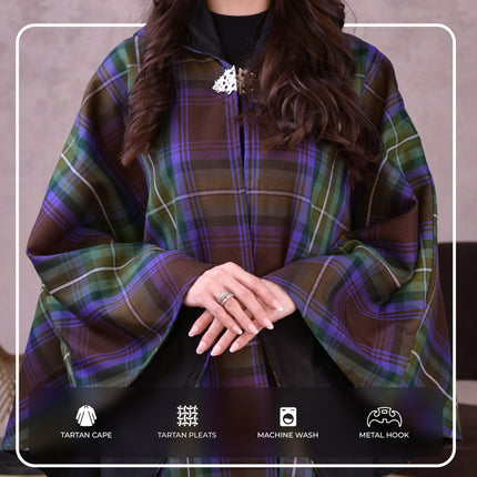 Women Tartan Cape - Isle of Skye