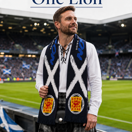 ONE LION FIFA Fan Muffler - Thick Double Knit Supporter Scarf