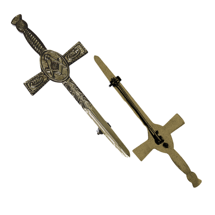 Scottish Kilt Pin for men | Masonic Thistle Antique