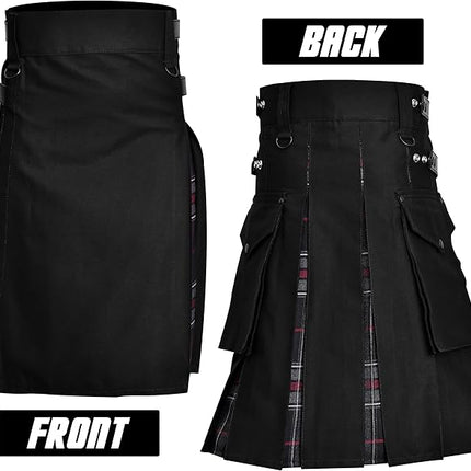 Spirit Of Bruce Hybrid Utility Kilts for Men  - Traditional Style with Modern Functionality