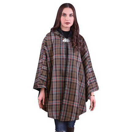 Women Tartan Cape - Scottish Heritage Weathered