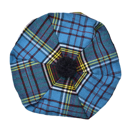 Tam O'Shanter Hat with Pompom | Anderson Tartan
